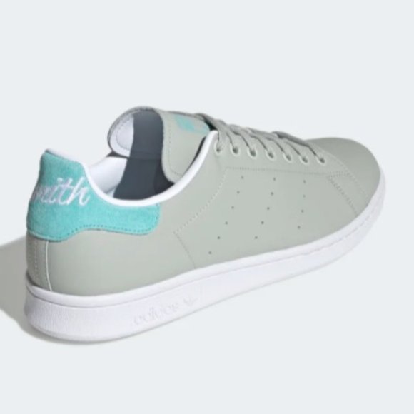 Adidas Stan Smith Men’s Shoes Ash Silver/Easy Mint/Cloud White Size US 10 ½ NWT - Picture 5 of 16